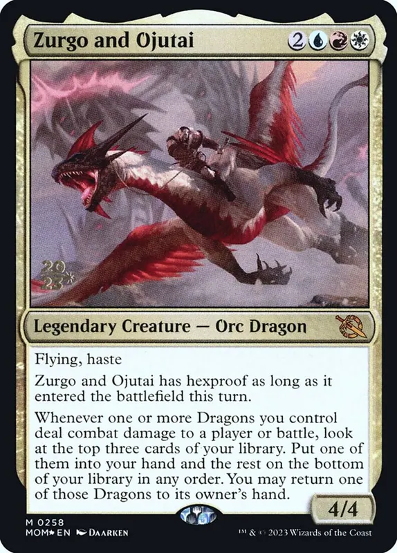 Zurgo and Ojutai [March of the Machine Promos]