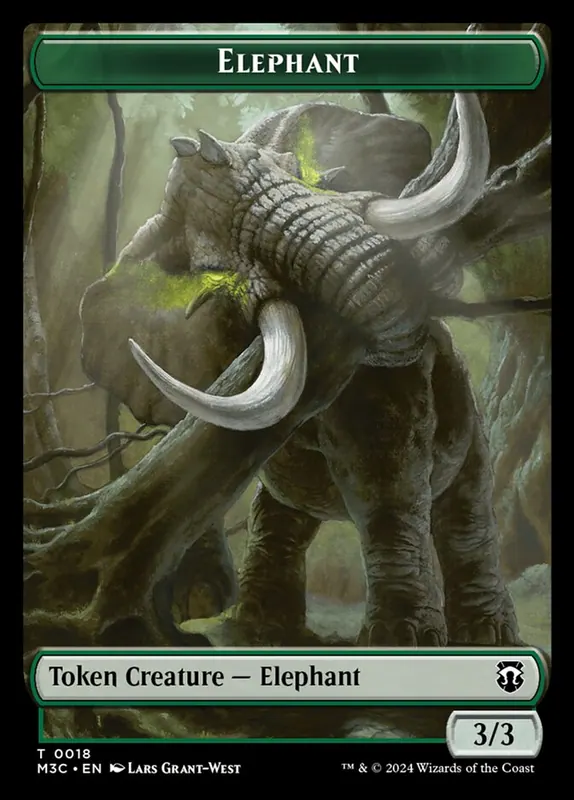 Elephant [Modern Horizons 3 Commander Tokens]