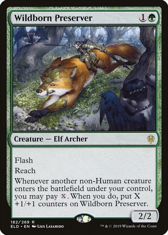 Wildborn Preserver [Throne of Eldraine] - Español