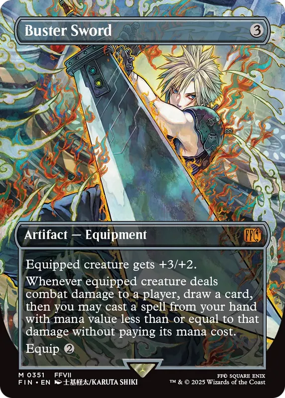 Buster Sword (Borderless) [FINAL FANTASY]