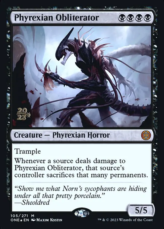 Phyrexian Obliterator [Phyrexia: All Will Be One Promos]