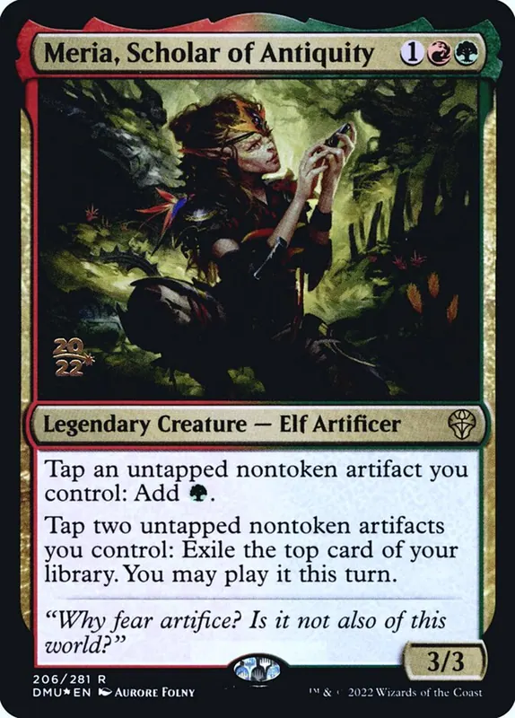 Meria, Scholar of Antiquity [Dominaria United Promos]