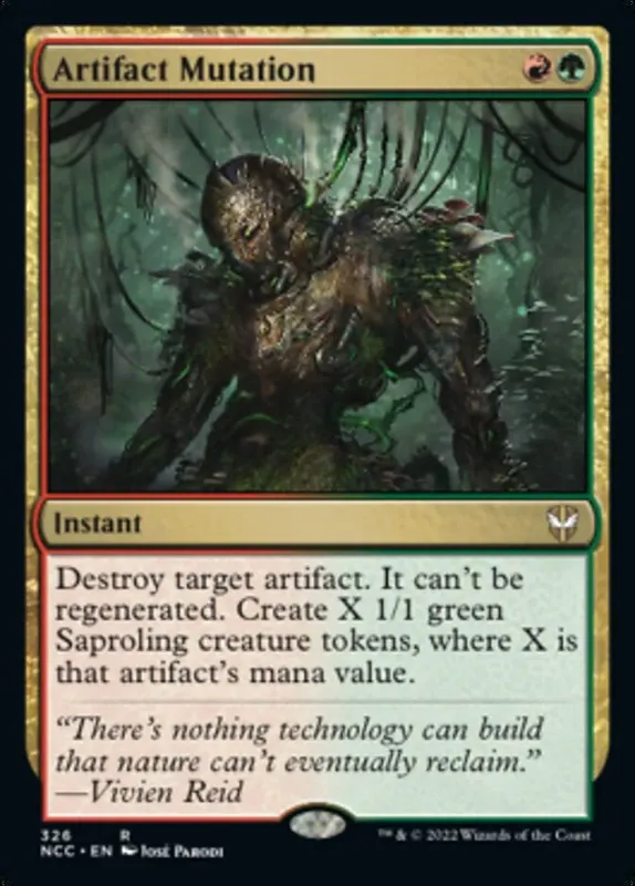 Artifact Mutation [Streets of New Capenna Commander] - Español