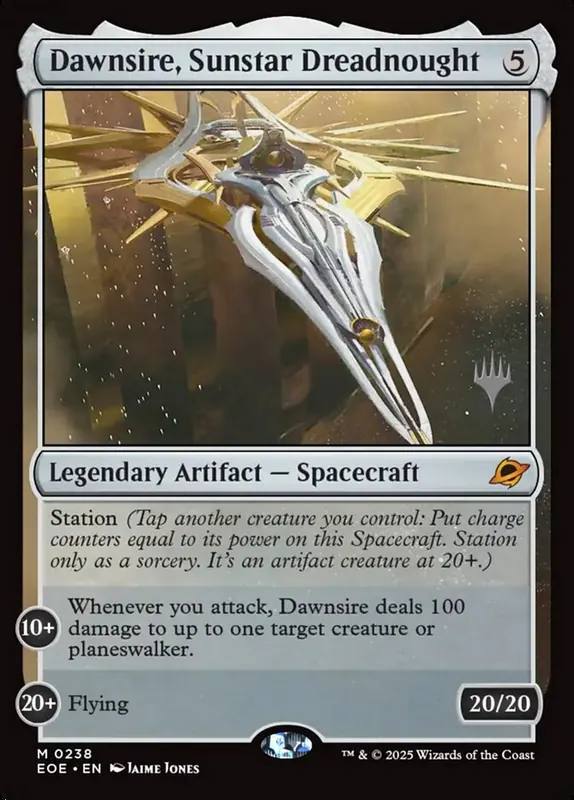 Dawnsire, Sunstar Dreadnought [Edge of Eternities Promos]