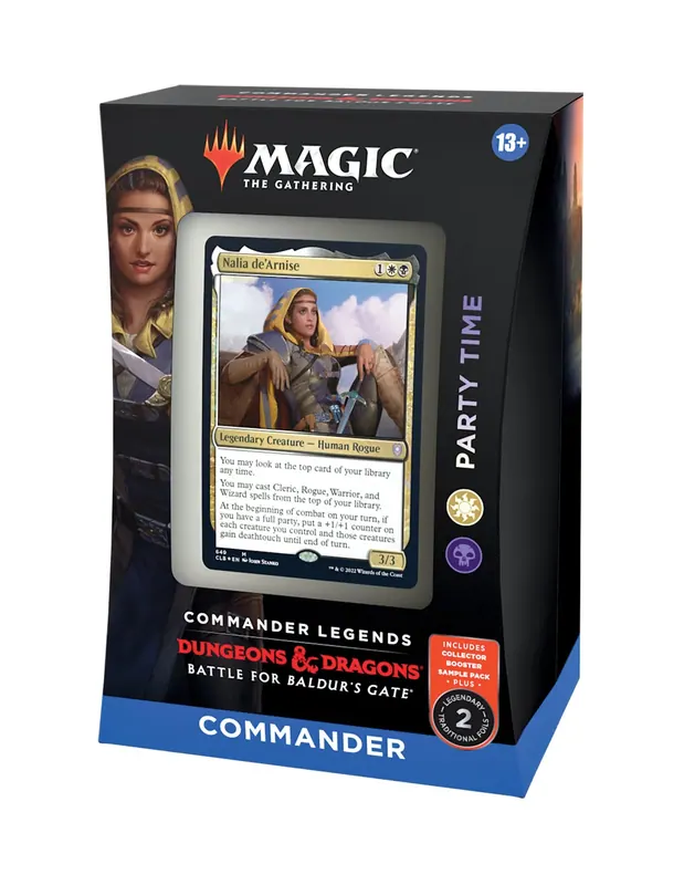 Mtg Commander Deck Legends Battle for Baldur's Gate - Party Time - Español