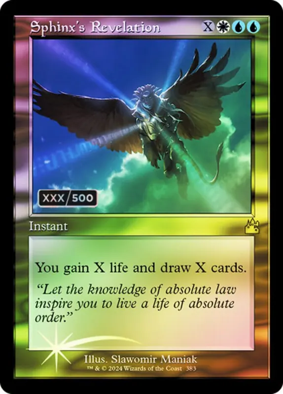 Sphinx's Revelation [Ravnica Remastered]