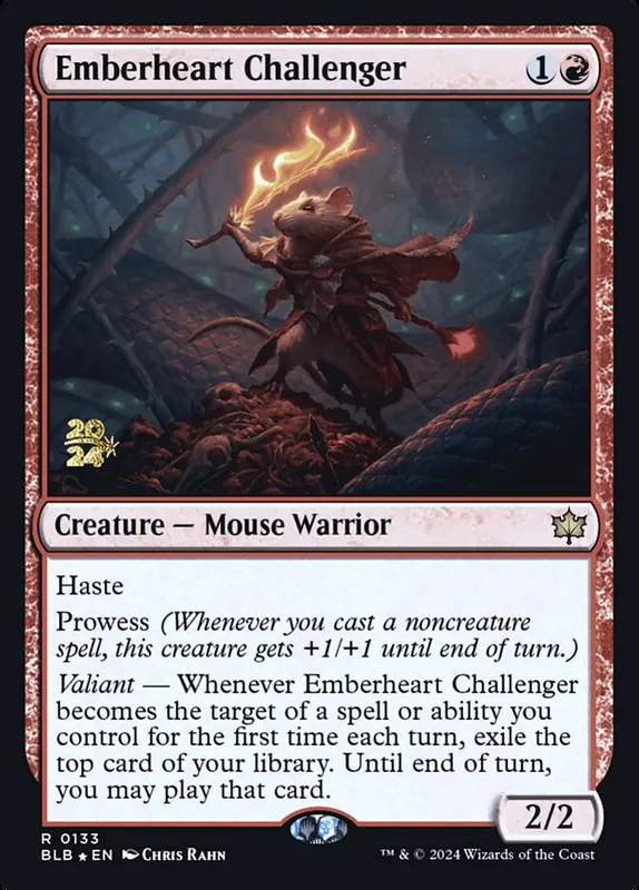 Emberheart Challenger [Bloomburrow Promos]