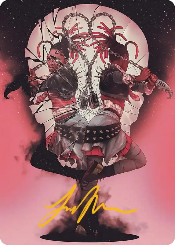 Face Yourself Art Card (Gold-Stamped Signature) [Reality Fracture Art Series]
