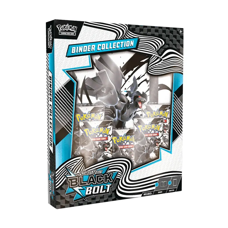 Pokémon - Binder Collection - Black Bolt - Ingles & Español