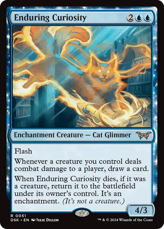 Enduring Curiosity - Español [Duskmourn: House of Horror]