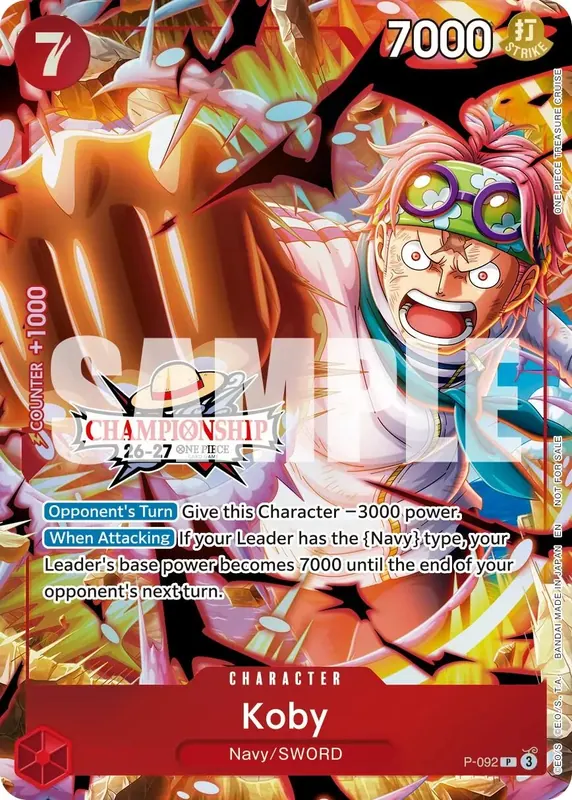 Koby (CS 26-27 Event Pack) [One Piece Promotion Cards]