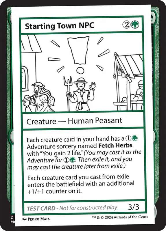 Starting Town NPC [Mystery Booster 2]