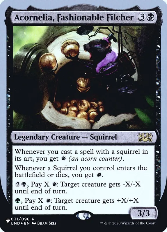 Acornelia, Fashionable Filcher [The List (Unfinity Foil Edition)]