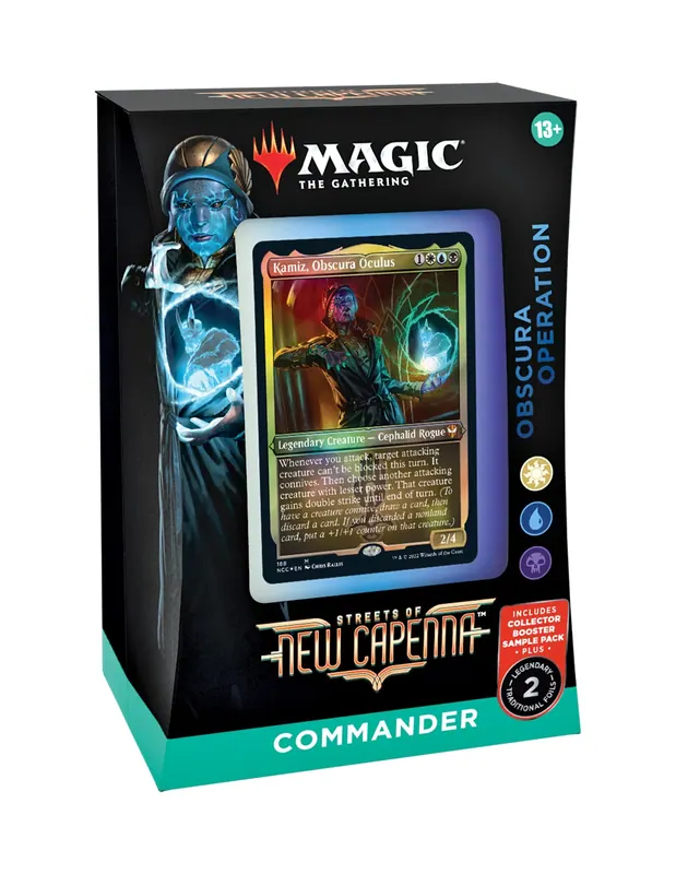 MTG Commander Deck Streets of New Capenna - Obscura Operation - Ingles