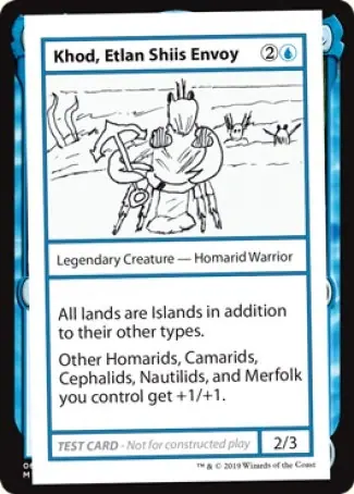 Khod, Etlan Shiis Envoy (2021 Edition) [Mystery Booster Playtest Cards]