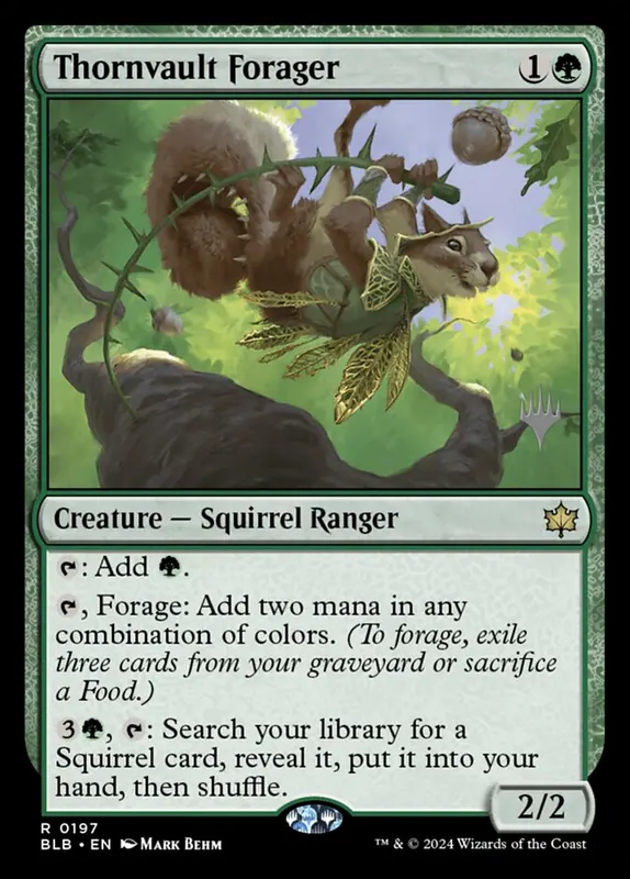 Thornvault Forager [Bloomburrow Promos]