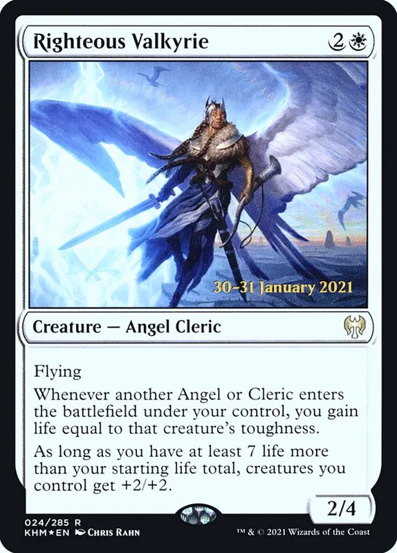 Righteous Valkyrie [Kaldheim Promos]