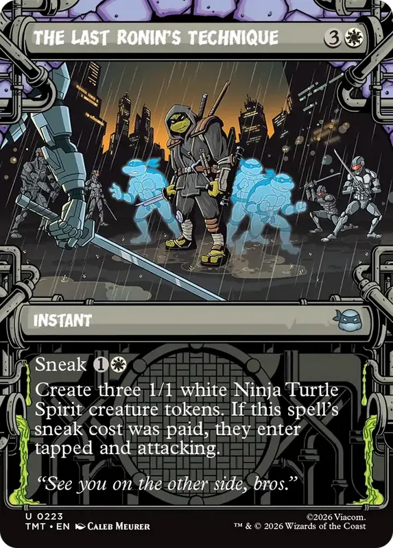 The Last Ronin's Technique (Showcase) [Teenage Mutant Ninja Turtles]