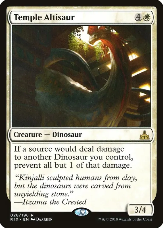Temple Altisaur [Rivals of Ixalan] - Japones
