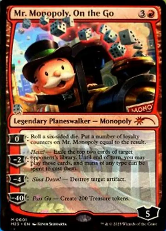 Mr. Monopoly, On the Go [2023 Heroes of the Realm]