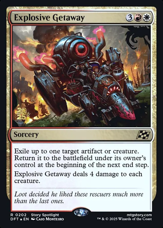 Explosive Getaway [Aetherdrift Promos]
