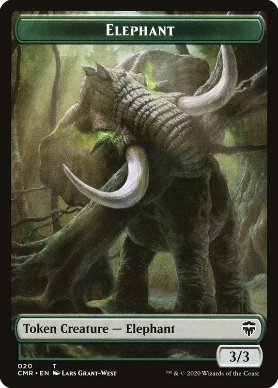 Elephant [Commander Legends Tokens]