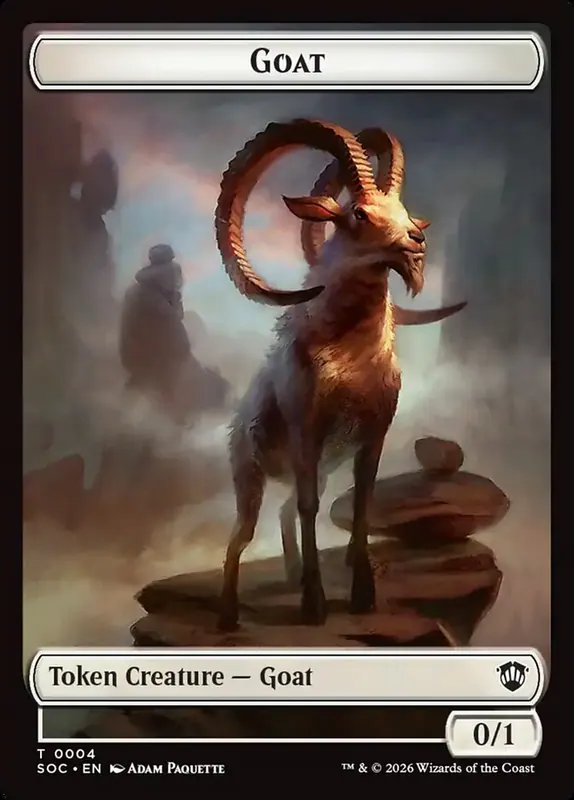 Goat [Secrets of Strixhaven Commander Tokens]