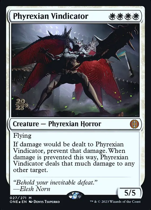 Phyrexian Vindicator [Phyrexia: All Will Be One Promos]