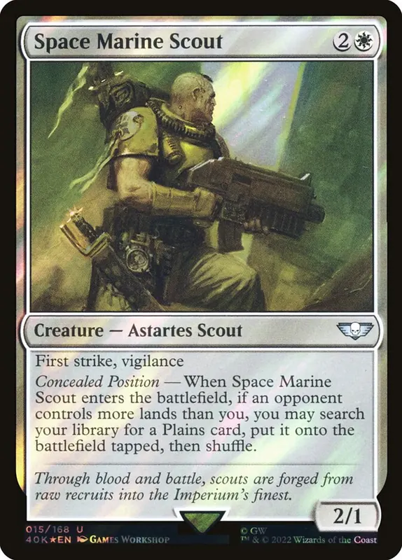 Space Marine Scout [Warhammer 40,000 Commander]