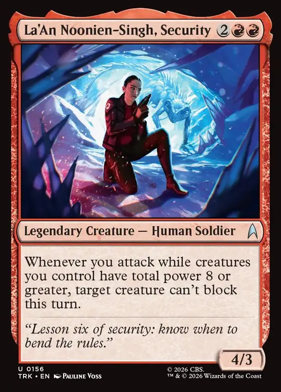 La'An Noonien-Singh, Security [Star Trek]
