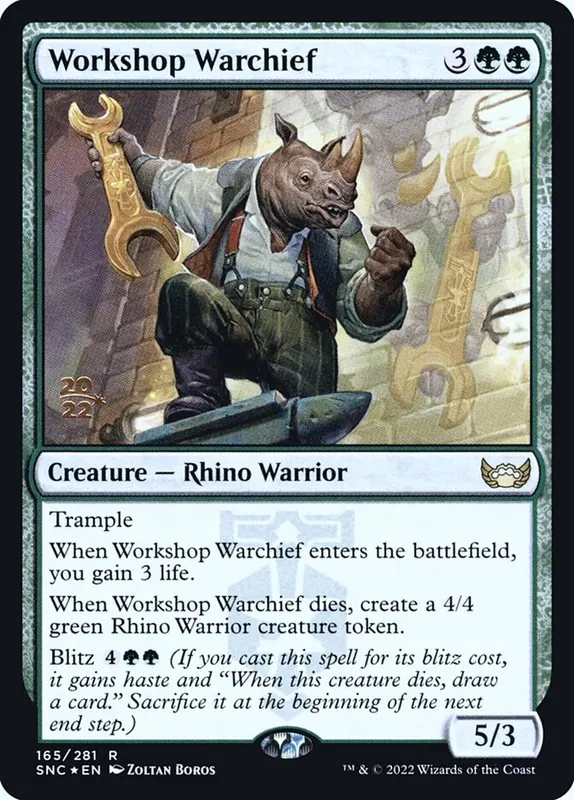 Workshop Warchief [Streets of New Capenna Promos]
