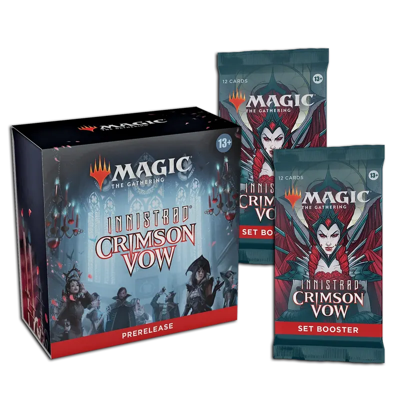 PACK DE PRERELEASE INNISTRAD CRIMSON VOW + 2 SOBRES SET BOOSTER