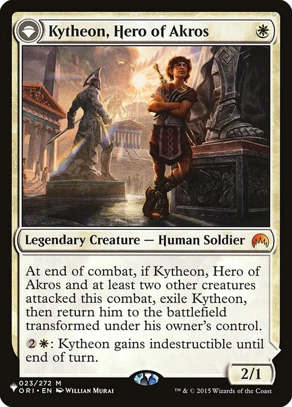 Kytheon, Hero of Akros // Gideon, Battle-Forged [The List]
