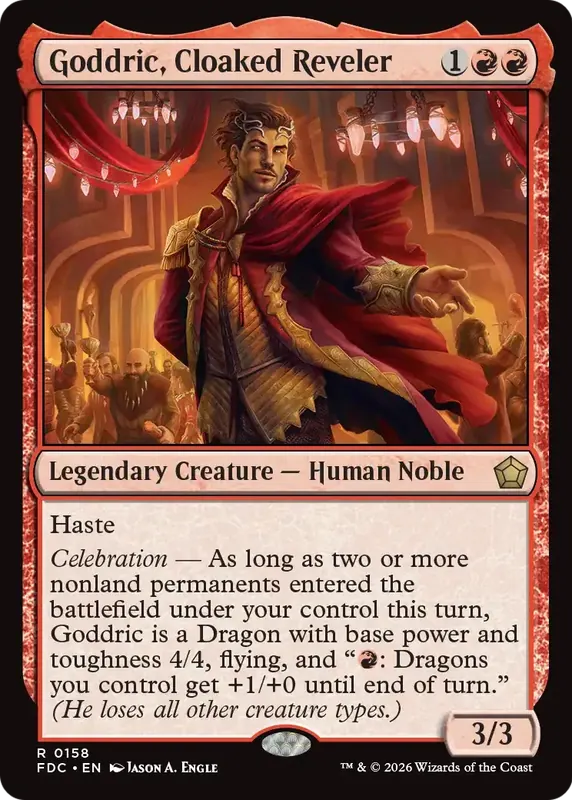 Goddric, Cloaked Reveler [Foundations Commander]