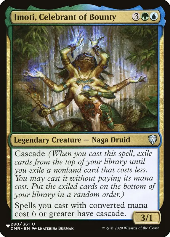 Imoti, Celebrant of Bounty [The List]
