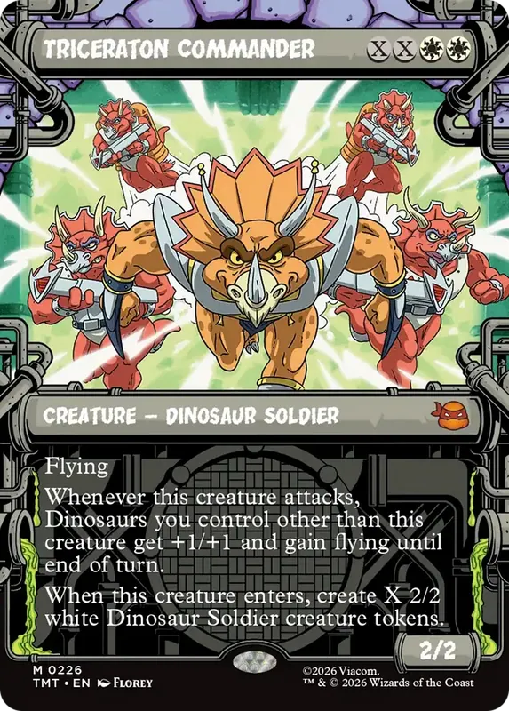 Triceraton Commander (Showcase) [Teenage Mutant Ninja Turtles]