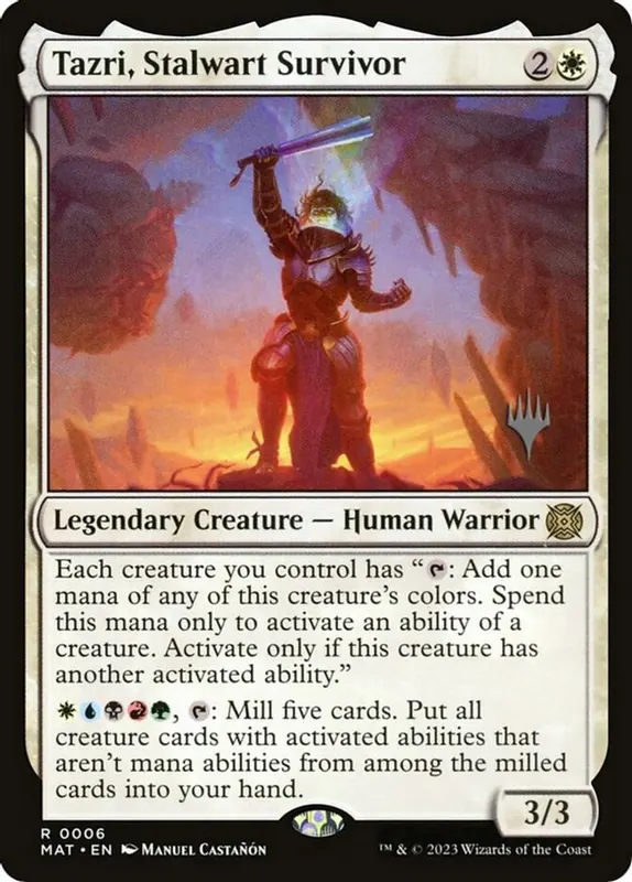 Tazri, Stalwart Survivor [March of the Machine: The Aftermath Promos]