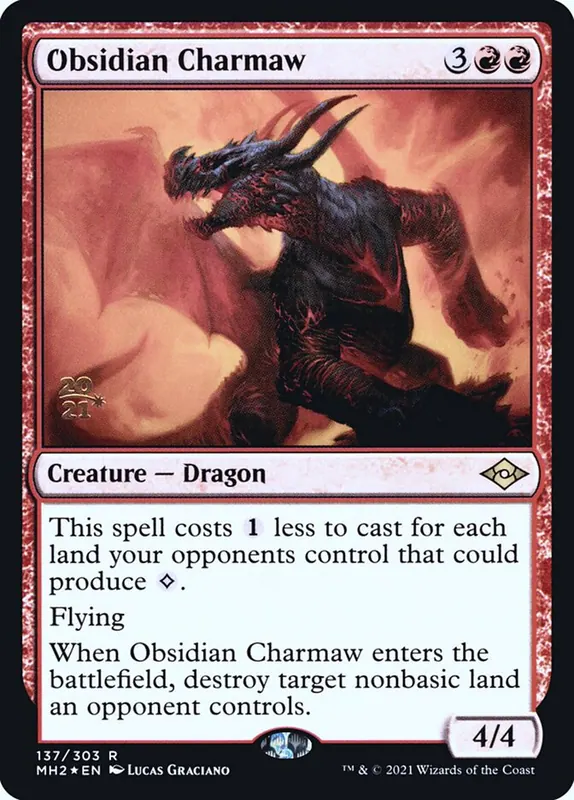 Obsidian Charmaw [Modern Horizons 2 Promos]