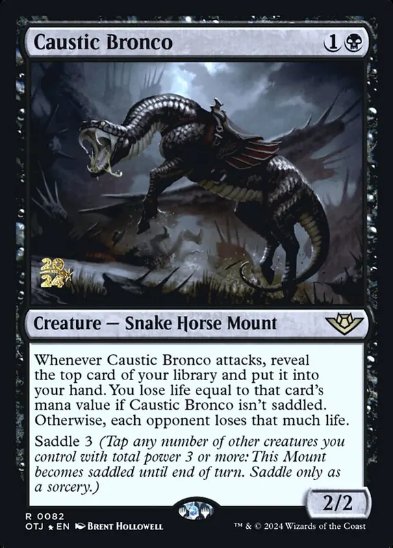 Caustic Bronco [Outlaws of Thunder Junction Promos]