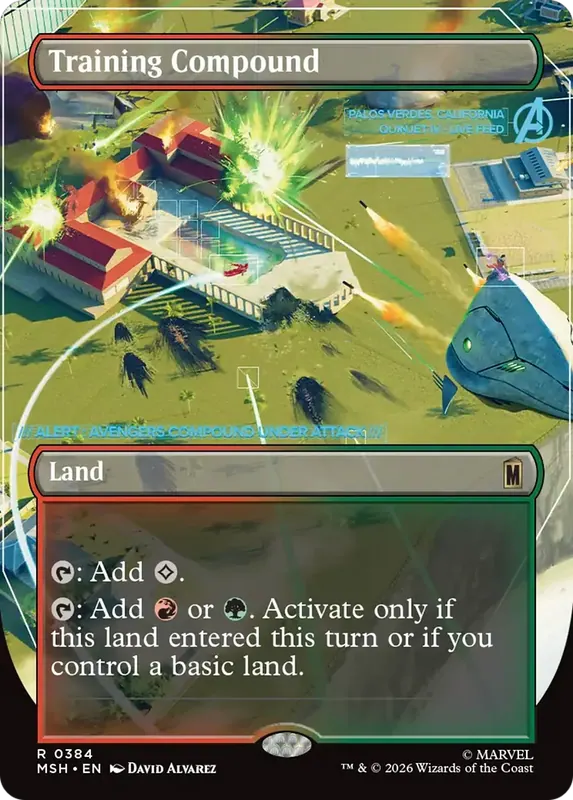 Training Compound (Borderless) [Marvel Super Heroes] - Español