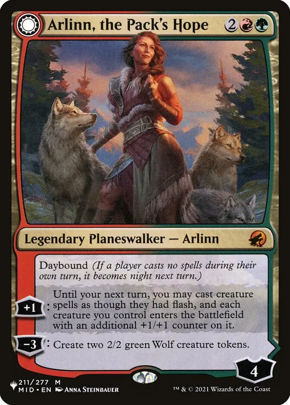 Arlinn, the Pack's Hope // Arlinn, the Moon's Fury [The List]