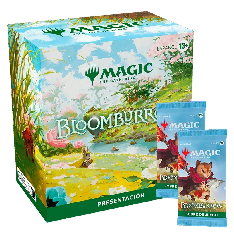 Mtg Kit Prerelease At Home + 2 Sobres De Juego – Bloomburrow – Español