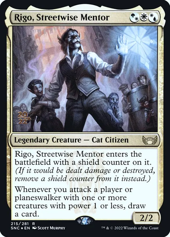 Rigo, Streetwise Mentor [Streets of New Capenna Promos]