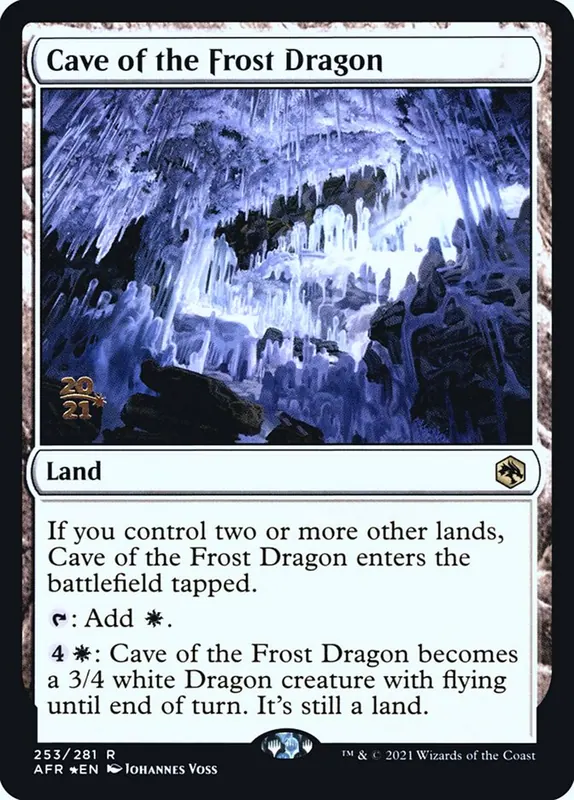 Cave of the Frost Dragon [Adventures in the Forgotten Realms Promos]