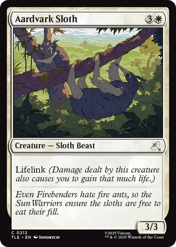 Aardvark Sloth [Avatar: The Last Airbender: Eternal-Legal]
