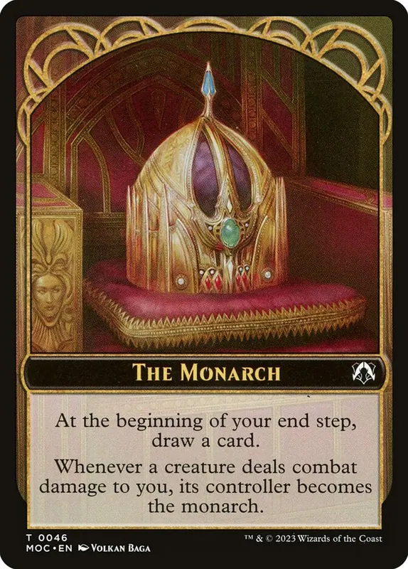 The Monarch [March of the Machine Commander Tokens]