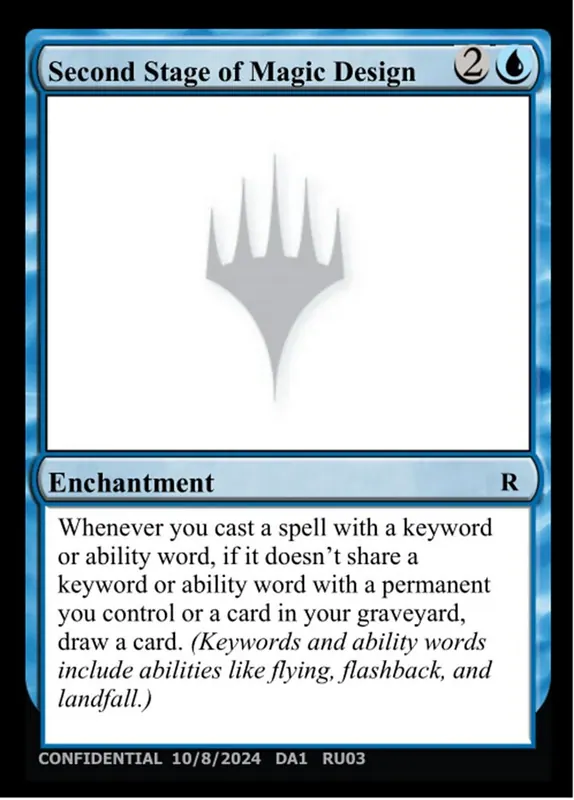 Second Stage of Magic Design [Unknown Event]