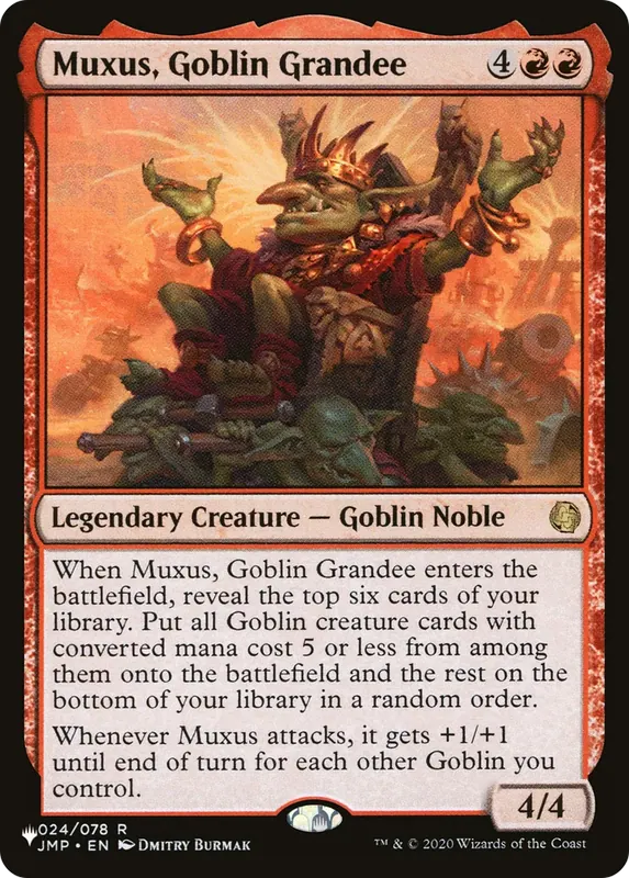 Muxus, Goblin Grandee [The List]