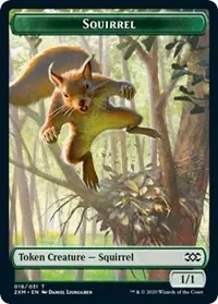 Squirrel // Thopter (008) Double-Sided Token [Double Masters Tokens]