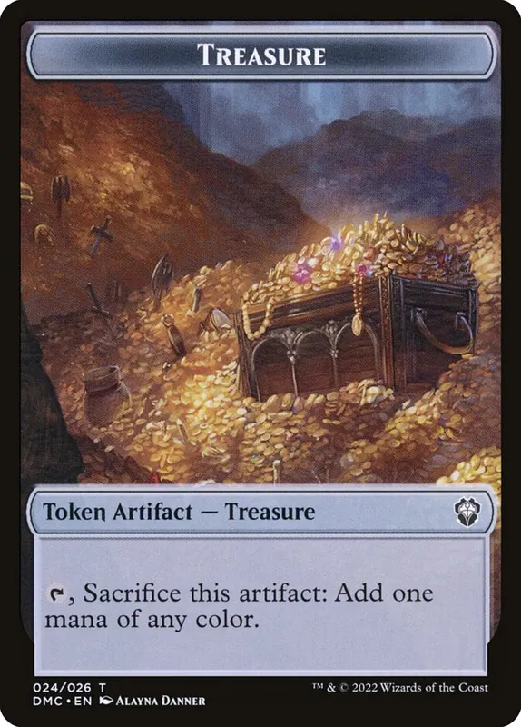 Treasure [Dominaria United Tokens]